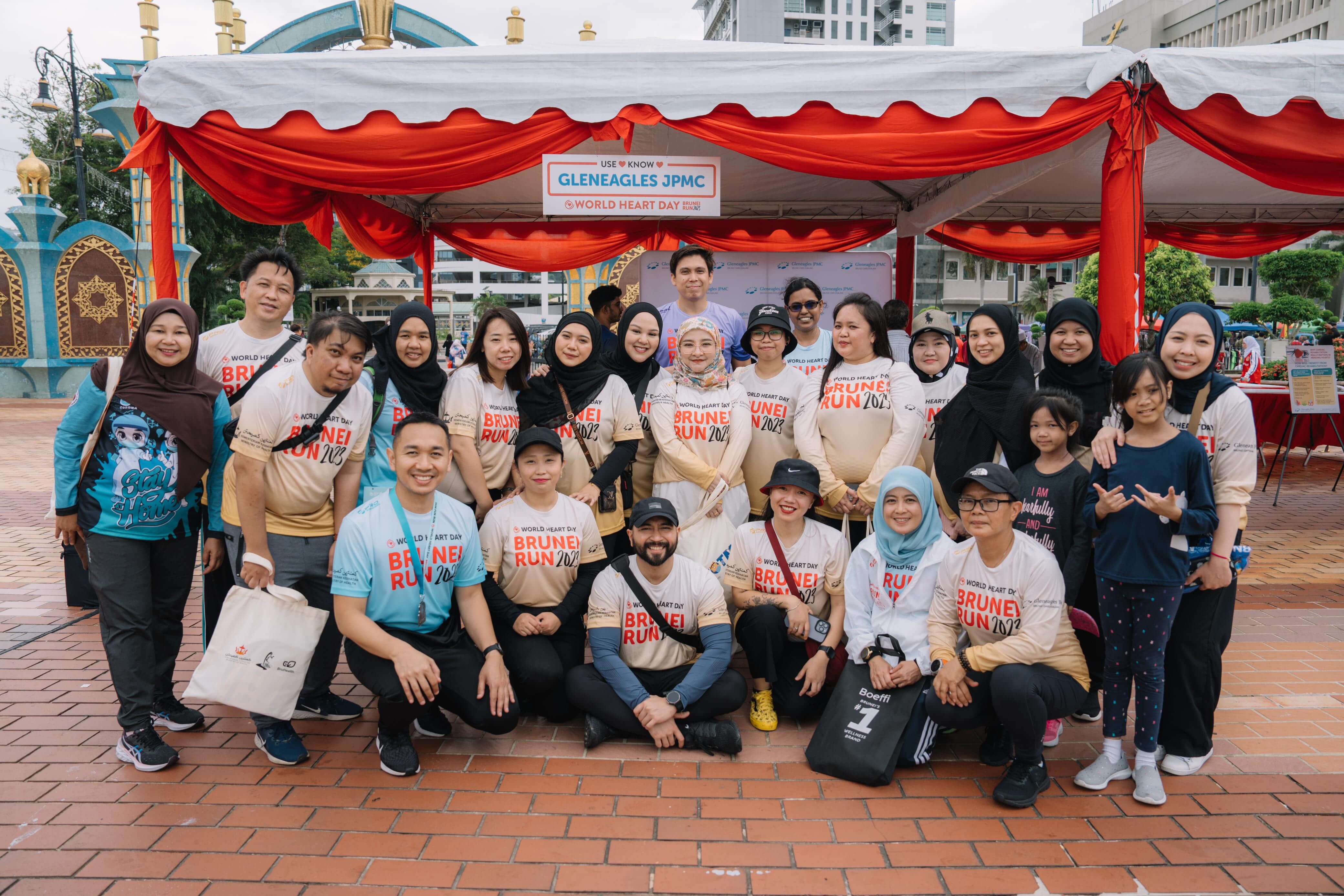 GJPMC organized the World Heart Day Brunei Run